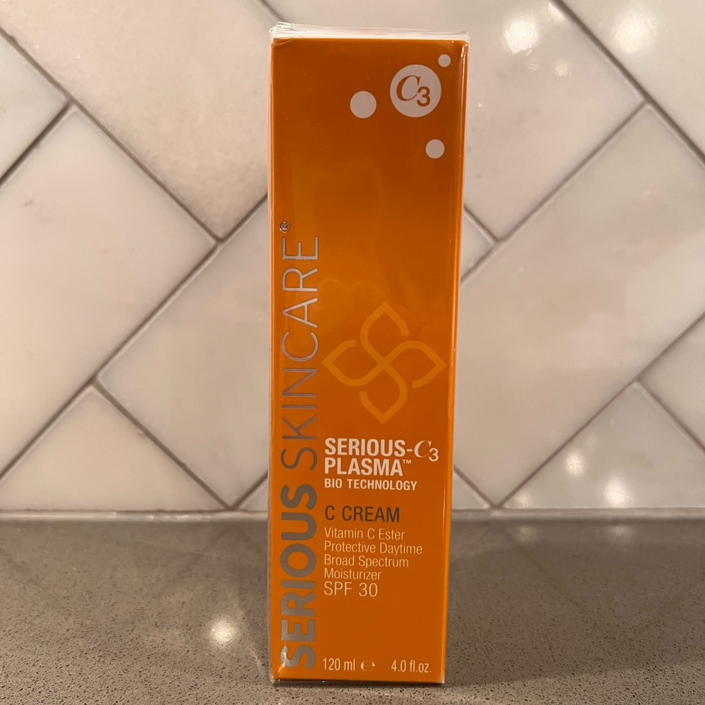 Serious Skincare C Cream - Vitamin C Daytime Moisturizer Large 4.0 oz bottle NIB